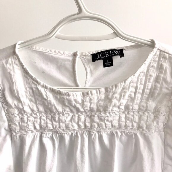 J. Crew Lace Puff Sleeve T-Shirt - Picture 4 of 4